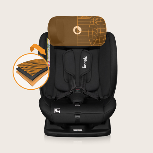 Lionelo Izzy i-Size Black Carbon - Kindersitz